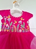 Picture of Kids ruffle party wear frock for 1-3 years