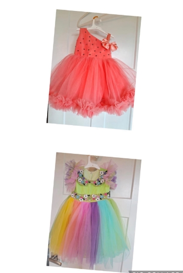 Picture of Kids partywear frocks combo set for 1-3 years