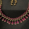 Picture of Ruby necklace with earrings