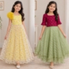 Picture of Party wear frock and lehenga combo for 8 -10 years 