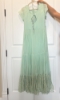 Picture of Partywear Mint green color georgette long dress