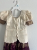 Picture of Pure banaras lehanga with pure banaras blouse and maggam work 4-6Y 
