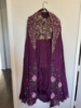 Picture of Stunning hand maggam work in wine color gives an indowestern outfit vibe