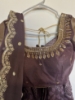 Picture of Classy halfwhite and light wine color lehanga 