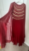 Picture of Brand new Red XL size cape sleeve designer gown