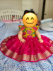 Picture of 2 in 1 Once worn beautiful girl lehenga with multi use kalamkari blouse and frock