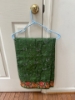 Picture of tussar silk saree with floral border and custommade blouse