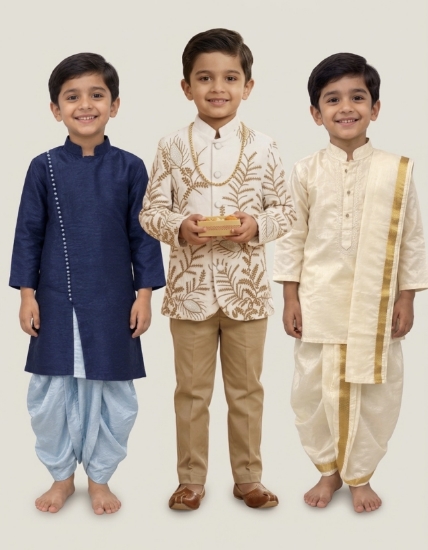 Picture of ! TRIPLE DEAL ! Combo Ethnic wear 4-6yr old boys. Perfect for average 5yr old