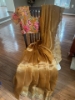 Picture of Gold tissue organza party wear saree
