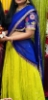 Picture of Zari kota Yellow and Blue Lehanga
