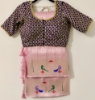 Picture of Exquisite Matching Mom & Me- Pink & Purple Paithani outfits