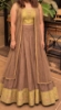 Picture of Designer crop top and skirt with long jacket