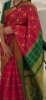 Picture of Traditional color combo Gadwal saree with multi use blouse